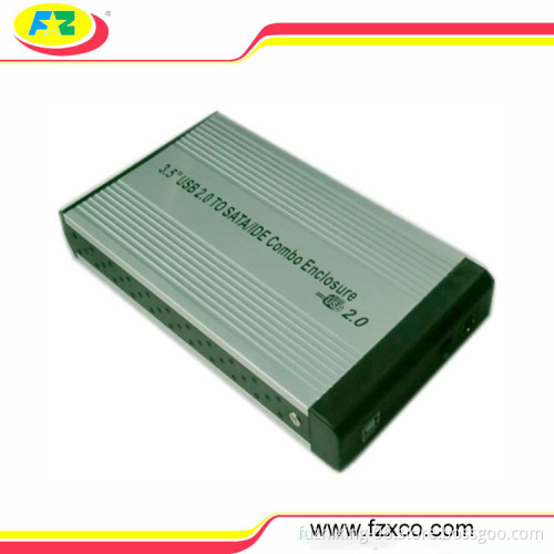 2016 3.5 inch External Aluminum SATA IDE Combo USB 2.0 HDD Hard Disk Drive Enclosure /Case 480mbps 3TB
